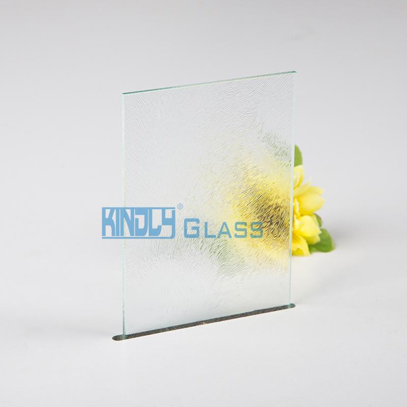 Vidrio impreso chinchilla transparente 
